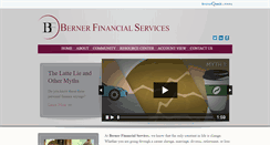 Desktop Screenshot of bernerfinancial.com